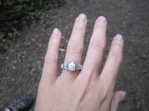 My new engagement ring!